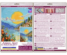 Abris Art Siuvinėjimo kryželiu rinkinys „Sicilijos saulė“, 25x30 cm AAH-215