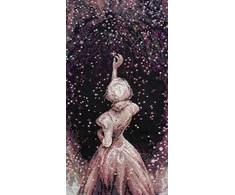 Abris Art Siuvinėjimo kryželiu rinkinys Norų žvaigždė, juodas 14 ct, 20x38 cm