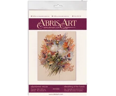 Abris Art Siuvinėjimo kryželiu rinkinys Miško kvėpavimas, 14 ct, 40 spalvų, 26×33 cm
