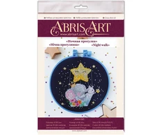 Abris Art Siuvinėjimo kryželiu rinkinys Naktinis pasivaikščiojimas, 14 ct, 15x15 cm