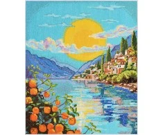 Abris Art Siuvinėjimo kryželiu rinkinys „Sicilijos saulė“, 25x30 cm AAH-215