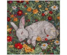Abris Art Siuvinėjimo kryželiu rinkinys „Karšta diena“, 20x20 cm, 18 ct, 31 spalva