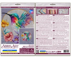 Abris Art Siuvinėjimo kryželiu rinkinys Rojaus paukštis, 23x24 cm, 14 ct, 40 spalvų
