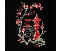Abris Art Siuvinėjimo kryželiu rinkinys „Japonija-4“ 11x15 cm AAH-100