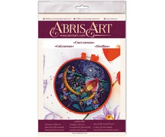 Abris Art Siuvinėjimo kryželiu rinkinys „Jonvabaliai“ 15x15 cm, 14 ct, tamsiai mėlyna