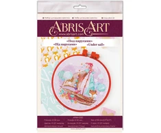 Abris Art Siuvinėjimo kryželiu rinkinys „Po burėmis“, 15x15 cm, su karoliukais