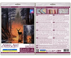 Abris Art Siuvinėjimo kryželiu rinkinys „Miško sergėtojas“, 24x42 cm, 27 spalvų, 14 ct