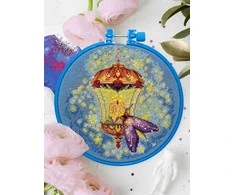 Abris Art Siuvinėjimo kryželiu rinkinys Nakties grožis, 14 ct, 15x15 cm, PRECIOSA