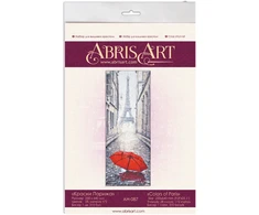 Abris Art Siuvinėjimo kryželiu rinkinys Paryžiaus spalvos 25×64 cm, 14 ct su karoliukais