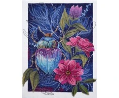 Abris Art Siuvinėjimo kryželiu rinkinys „Rūkuotas vakaras“ 22x30 cm