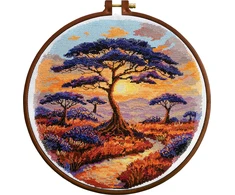 Abris Art Siuvinėjimo kryželiu rinkinys „Savanos peizažas“ 23x22 cm AAH-257
