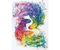 Abris Art Siuvinėjimo kryželiu rinkinys „Cha-cha-cha“, 14 ct, 24×31 cm, 43 spalvos