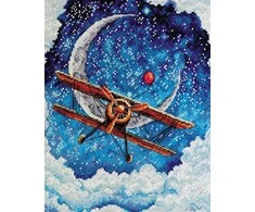Abris Art Siuvinėjimo kryželiu rinkinys „Virš debesų“, 20×25 cm, 14 ct, 30 spalvų