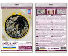 Abris Art Siuvinėjimo kryželiu rinkinys su lankeliu „Žvaigždžių švytėjimas“ 17x17