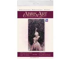 Abris Art Siuvinėjimo kryželiu rinkinys Norų žvaigždė, juodas 14 ct, 20x38 cm