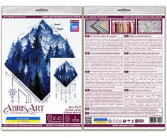 Abris Art Siuvinėjimo kryželiu rinkinys „Sidabro žemė“, 14 ct, 20x35 cm