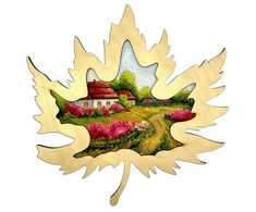 Abris Art Siuvinėjimo kryželiu rinkinys Pavasario motyvas, 18 ct, rėmelis, 20×16 cm