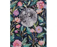 Abris Art Siuvinėjimo kryželiu rinkinys Mėnulio paslaptys, juodas 14 ct, 27x34 cm