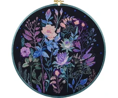 Abris Art Siuvinėjimo kryželiu rinkinys Nakties euforija, 30x30 cm, 14 ct