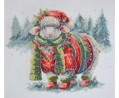 Abris Art Siuvinėjimo rinkinys kryželiu „Žiemos glėbyje“ 24x20 cm AAH-245