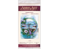 Abris Art Vasaros akvarelės gėlių siuvinėjimo karoliukais rinkinys, 30x34 cm