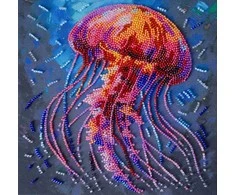 Abris Art Vidutinio dydžio karoliukų siuvinėjimo rinkinys „Pavojinga gracija“ 20x20