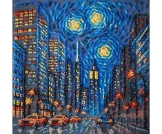 Abris Art Vidutinio dydžio karoliukų siuvinėjimo rinkinys „Gyvenimo ritmas“ 20x20