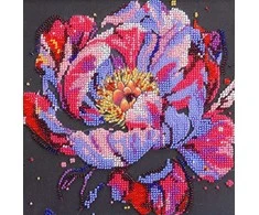 Abris Art Vidutinis karoliukų siuvinėjimo rinkinys „Time to Bloom“ 20x20 cm