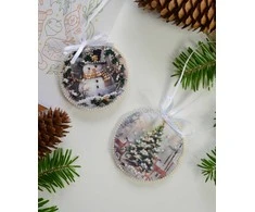 Abris Art Žiemos pasakos dekoravimo rinkinys „Žiemos svečias“ 13,2x6,6 cm
