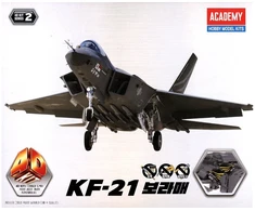 Academy KF-21 Boramae 4D plastikinis lėktuvo surenkamas modelis 14+