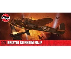 Airfix Bristol Blenheim Mk.IF 1/72 surenkamas plastikinis lėktuvo modelis