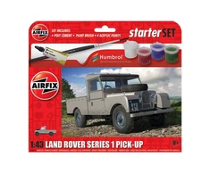 Airfix Land Rover Series 1 Pick-Up 1/43 dovanų rinkinys su dažais ir klijais