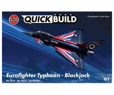 Airfix Quick Build Eurofighter Typhoon Blackjack modelis be klijų J6059