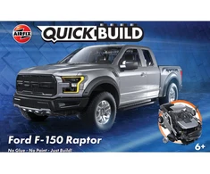Airfix QUICKBUILD Ford F-150 Raptor pilkas – be klijų konstruktorius (J6053)