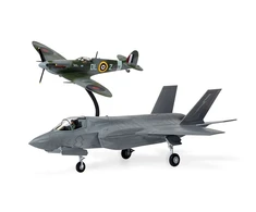 Airfix Spitfire &amp; F-35B Lightning II „Tada ir dabar“ dovanų rinkinys 1/72