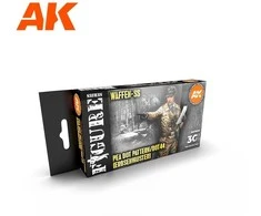 AK Interactive 3Gen akrilinių dažų rinkinys DOT44 Waffen-SS, AK11623