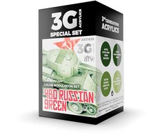 AK Interactive 4BO Russian Žalias moduliacijos akrilinių dažų rinkinys