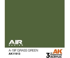 AK Interactive A-19f Grass Žalias akriliniai dažai lėktuvų modeliams 17ml