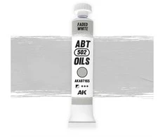 Ak Interactive ABT502 aliejiniai dažai modeliavimui Faded Baltas AKABT165