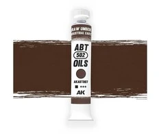 Ak Interactive ABT502 aliejiniai dažai Raw Umber – pramoninė žemė AKABT007