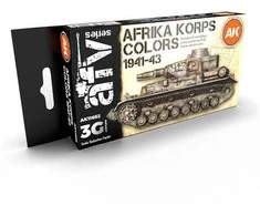 AK Interactive Afrika Korps 1941-43 akrilinių dažų rinkinys, 6 spalvos