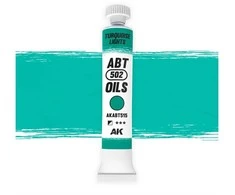 Ak Interactive AK Turquoise Lights aliejiniai dažai modeliavimui AKABT515