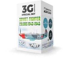 AK Interactive akrilinių dažų rinkinys Sovietų naikintuvams 1943–1945, AK11742