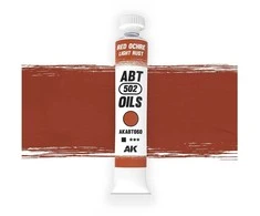 Ak Interactive Aliejiniai dažai ABT 502 Raudona Ochre / Light Rust efektams AKABT060