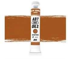 Ak Interactive Aliejiniai dažai Raw Sienna Earth modelių efektams AKABT093