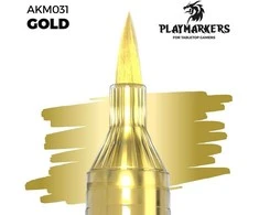 AK Interactive auksinis akrilinis dažų žymeklis PLAYMARKER, AKM031