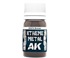 AK Interactive Bronze Xtreme Metal emaliniai dažai 30 ml