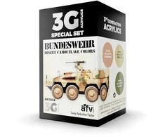 AK Interactive Bundeswehr dykumos kamufliažo akrilinių dažų rinkinys