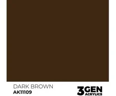 AK Interactive Dark Brown 3rd Gen akriliniai dažai 17 ml