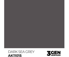 AK Interactive Dark Sea Pilkas (3-osios kartos) akriliniai dažai 17 ml